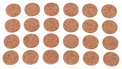 ProSource FE-50700-PS Furniture Pad, Cork, Wood, 1/2 in Dia, 5/64 in Thick, Round