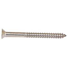 Reliable FKAS10114VP Screw, 1-1/4 in L, Flat Head, Square Drive, Self-Tapping, Type A Point, Stainless Steel, 100 BX
