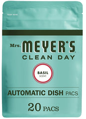 Mrs. Meyer's 14464 Dishwasher Detergent, 12.7 oz, Liquid, Basil