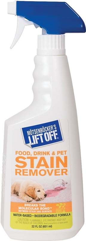 Motsenbocker's Lift Off 405-01 Stain Remover, 22 oz, Liquid, Mild, Clear