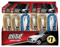 Elite Auto Care 9699 Bungee Cord, 36 in L, Hook End