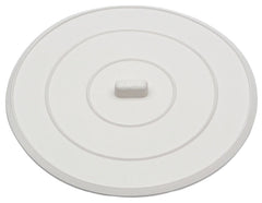 Danco 89042 Sink Stopper, Flat Suction, Rubber, White, For: Universal Bathroom and Kitchen Sink