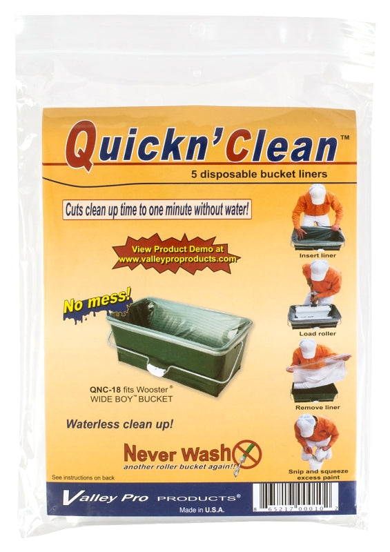 Wooster R472 Paint Bucket Liner, Plastic