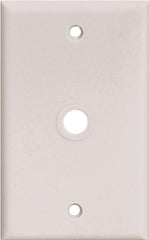Eaton Wiring Devices PJ11 PJ11W Wallplate, 4-1/2 in L, 2-3/4 in W, 1 -Gang, Polycarbonate, White, High-Gloss