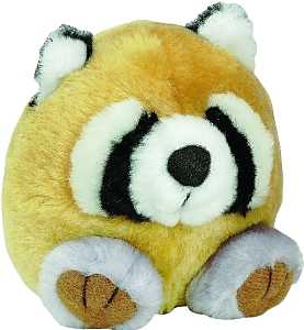 booda 53601 Dog Toy, M, Raccoon, Synthetic Fabric, Multi-Color