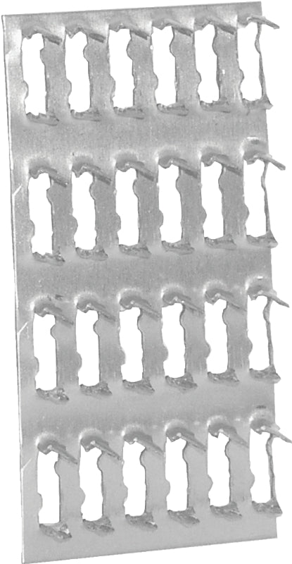 MiTek TPP24 Mending Plate, 3-1/2 in L, 1-11/16 in W, Steel, Galvanized, Prong Mounting