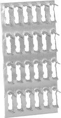 MiTek TPP24 Mending Plate, 3-1/2 in L, 1-11/16 in W, Steel, Galvanized, Prong Mounting