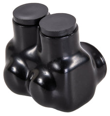 Polaris IT IT-3/0B Insulated Tap Connector, 3/0 to 6 AWG Wire, 2 -Pole, Plastisol Housing Material, Black