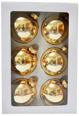 Hometown Holidays 99509 Christmas Ornament, Glass, Gold