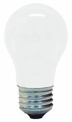 GE 97491 Standard Bulb, 15 W, A15 Lamp, E26 Medium Lamp Base, 100 Lumens, 2500 K Color Temp, White Light