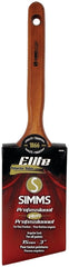 Elite 8000-75 Angular Sash Brush, 3 in W, 3-1/8 in L Bristle, Nylon/Polyester Bristle