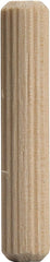 Waddell 876F DP-10 Dowel Pin, 3/8 in Dia, 2 in L, Hardwood