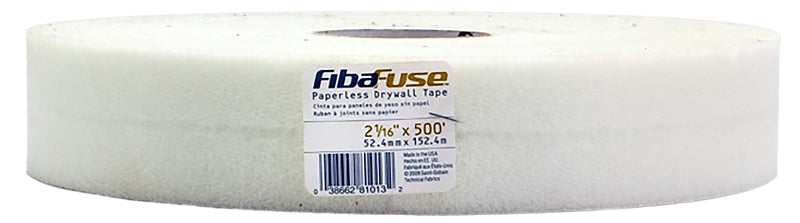 Adfors FibaFuse FDW8203-U Paperless Drywall Tape, 500 ft L, 2-1/16 in W