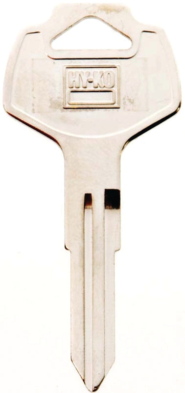 Hy-Ko 11010DA25 Automotive Key Blank, Brass, Nickel, For: Nissan Vehicle Locks