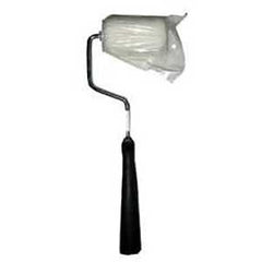NOUR Z 4T10 CH Roller Refill with Cage Handle, 3/8 in Thick Nap, 4 in L, Nylon/Woven Polyester Cover