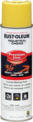 Industrial Choice 203025 Inverted Marking Spray Paint, Semi-Gloss, Yellow, 17 oz, Can