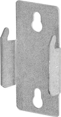 Kenney KN852 Double Curtain Rod Bracket, Zinc, Silver, Nail Mounting