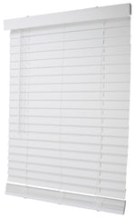 Simple Spaces FWMB-26 Blind, 72 in L, 29 in W, Faux Wood, White