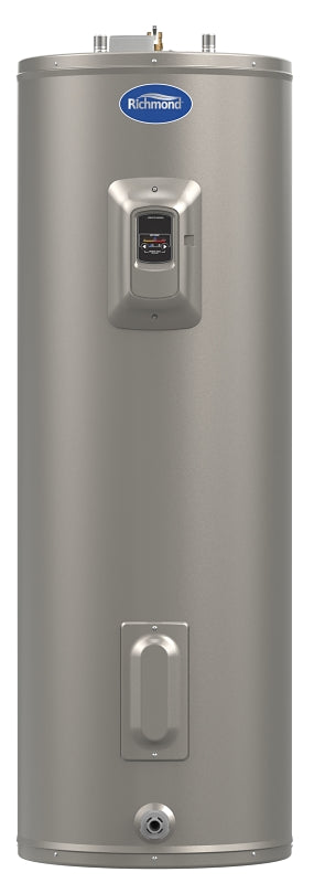 Richmond Essential Plus Series 9EM50-DCG Medium Electric Water Heater, 240 VAC, 4500 W, 50 gal Tank, Stainless Steel