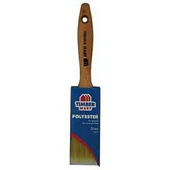 NOUR 1230-37TBM Straight Sash Wall Brush, 1-1/2 in W, Polyester Bristle, Beavertail Handle