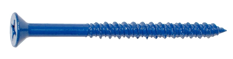 Midwest Fastener 09283 Masonry Screw, 1/4 in Dia, 3-1/4 in L, Steel
