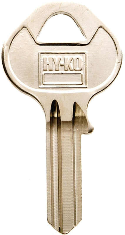 Hy-Ko 11010M18 Key Blank, Brass, Nickel, For: Master Vehicle Locks