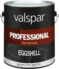 Valspar 11800 Series 11811-1GAL Interior Paint, Eggshell Sheen, Light, 1 gal, Can, 350 to 450 sq-ft Coverage Area