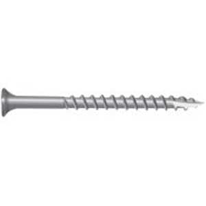 Camo 0348190S Deck Screw, #10 Thread, 3-1/2 in L, Bugle Head, Star Drive, Type 17 Slash Point, Stainless Steel