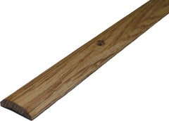 M-D 85449 Carpet Trim, 72 in L, 2 in W, Smooth Surface, Hardwood, Light Satin
