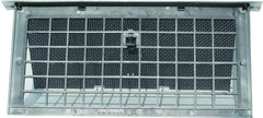 Bestvents PMD-1BLACK Foundation Vent, 72 sq-in Net Free Ventilating Area, Mesh Grill, Polypropylene, Black Oxide