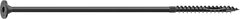 Camo 0366274 Structural Screw, 5/16 in Thread, 10 in L, Flat Head, Star Drive, Sharp Point, PROTECH Ultra 4 Coated, 50