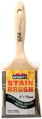 BENNETT BNT 75 Paint Brush, 3 in W, Polyester Bristle