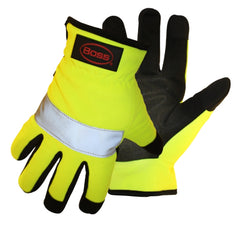 Boss 991X Mechanic Gloves, XL, Open Cuff, Synthetic Leather