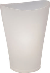 Rubbermaid SpaWorks FG290200CLR Waste Basket, 9 qt Capacity, Plastic, Clear, 13 in H