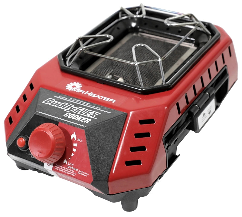 Mr. Heater Buddy FLEX Series F600500 Cooker Stove, Steel, Red