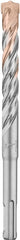 DeWALT DW5437 Hammer Drill Bit, 1/2 in Dia, 6 in OAL, Helix Flute, 4-Flute, 1/2 in Dia Shank, SDS Plus Shank