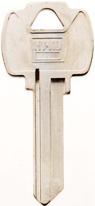 Hy-Ko 11010FA2 Key Blank, Brass, Nickel, For: Falcon Cabinet, House Locks and Padlocks