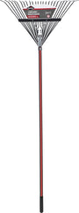 Garant 99959 Spring Back Lawn Rake, Steel Tine, 24-Tine, Fiberglass Handle, 53 in L Handle
