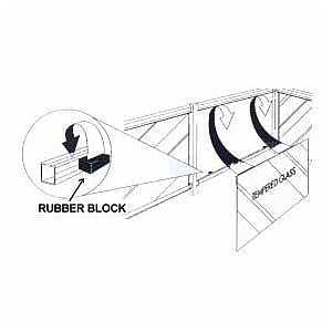 GRB-10 10/PKG BLACK RUBBER BLO