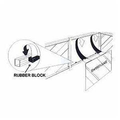 GRB-10 10/PKG BLACK RUBBER BLO