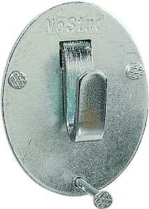 OOK 55099/55051 Picture Hanger, 200 lb, Steel, Nickel