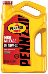 Pennzoil 550045205 Motor Oil, 10W-30, 5 qt Bottle