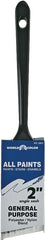 Linzer WC 2851-2 Paint Brush, 2 in W, 2-1/2 in L Bristle, Nylon/Polyester Bristle, Sash Handle
