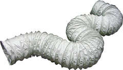 Lambro 1309 Vent Hose, 4 in ID, 8 ft L, Vinyl, White