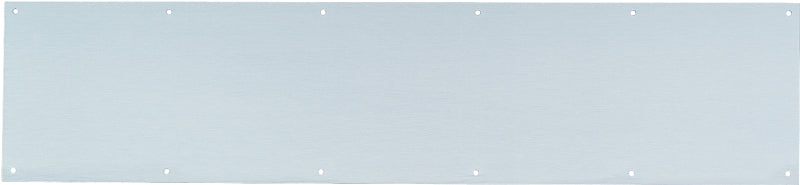 Schlage C8400PA28 8X34 Kick Plate, 34 in L, 8 in W, Aluminum, Anodized
