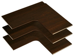 Easy Track RS3003-T Corner Shelf, 14 in L, 29-7/8 in W