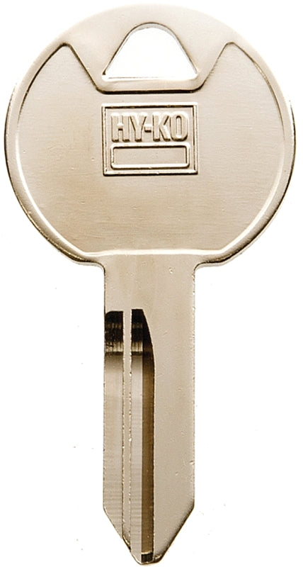 Hy-Ko 11010TM14 Key Blank, Brass, Nickel, For: Trimark Cabinet, House Locks and Padlocks