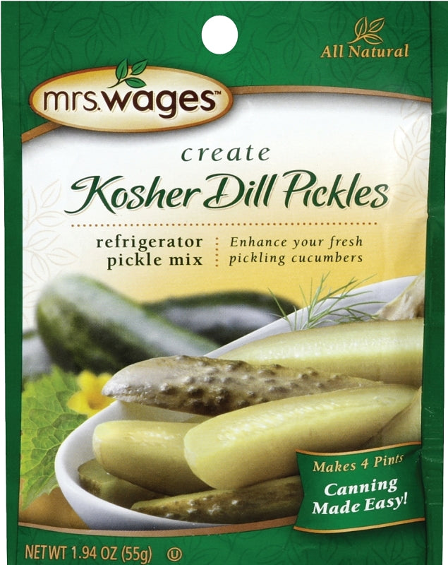 Mrs. Wages W626-DG425 Refrigerator Pickle Mix, 1.94 oz Pouch
