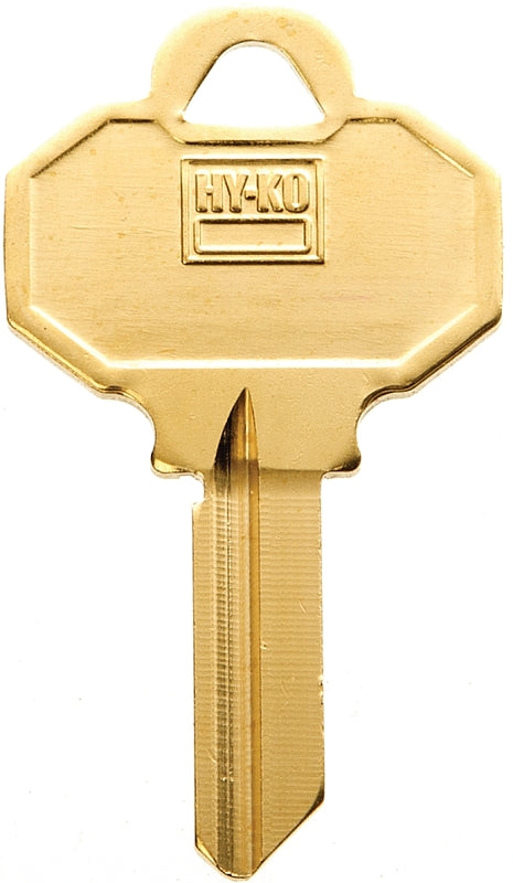 Hy-Ko 11010BW5 Key Blank, Brass, Nickel, For: Baldwin Cabinet, House Locks and Padlocks