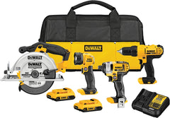 DeWALT DCK466D2 Combination Kit, Battery Included, 20 V, 4-Tool, Lithium-Ion Battery